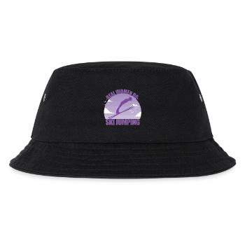 Ski Jumping Ski Jumper Winter Sports Gift - Kids’ Bucket Hat - black - Front