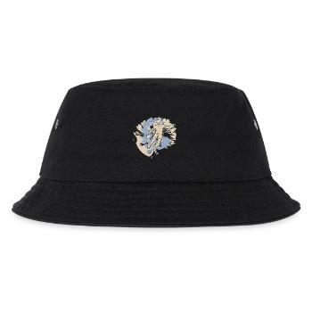 Fußballspieler in Aktion beim Fußballspielen - Kinder Bucket Hat - Schwarz - Vorne