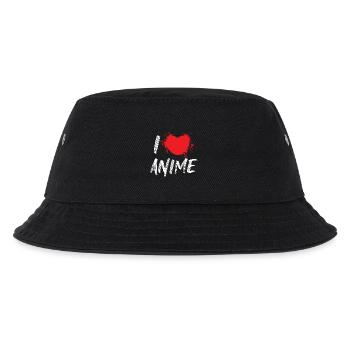 Anime Heart Manga Pop Culture Nerdy Geek Japonais - Bob Enfant - noir - Devant