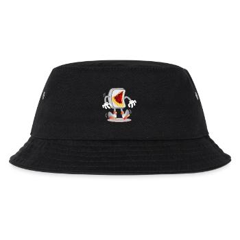 Computer - PIZZA BESTELLUNG - Kinder Bucket Hat - Schwarz - Vorne