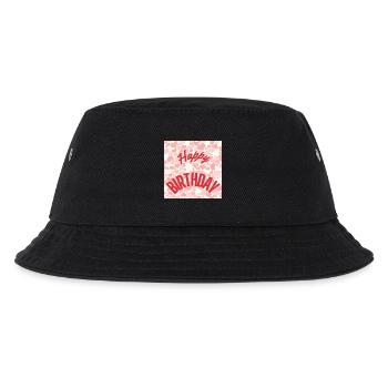 HAPPY BIRTHDAY,HAPPY BIRTHDAY,BIRTHDAY,BIRTHDAY - Kids’ Bucket Hat - black - Front