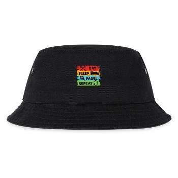 Padel Statement Player Setback Racket Sport - Kids’ Bucket Hat - black - Front