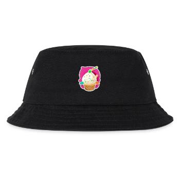 Eis, Eiscreme - Kinder Bucket Hat - Schwarz - Vorne