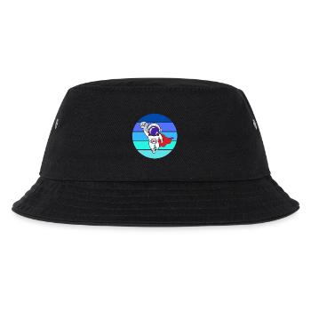 space, galaxy, astronaut - Kids’ Bucket Hat - black - Front