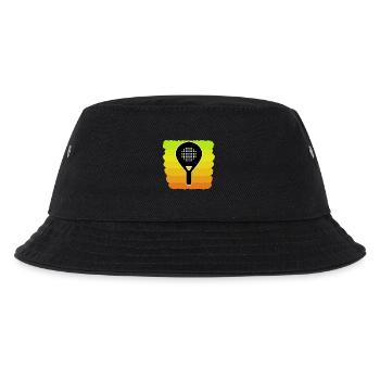 Padelspiel Tennis Schläger Padel Sportart Fans - Kinder Bucket Hat - Schwarz - Vorne