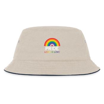 Pride - Love is Love. - Kids’ Bucket Hat - ecru/navy - Front