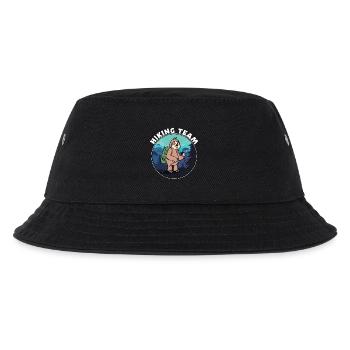 Berggipfel Wanderer Wanderung Statement Berge - Kinder Bucket Hat - Schwarz - Vorne