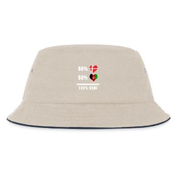 Afghanistan et Danemark 100% drapeau de génie - Bob Enfant - blanc cassé/bleu marine - Devant