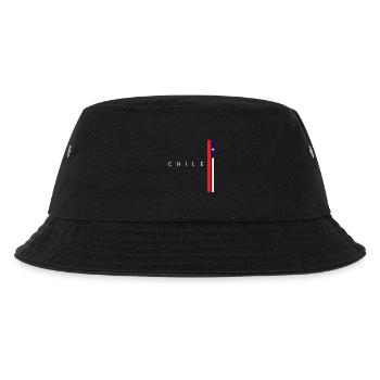 Flagge von Chile - Kinder Bucket Hat - Schwarz - Vorne
