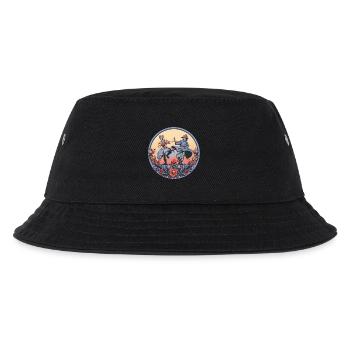 Sorbische Folklore – Tanzszene - Kinder Bucket Hat - Schwarz - Vorne