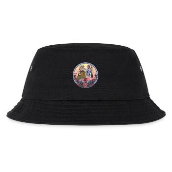 Sorbische Folklore – Tracht und Tanz - Kinder Bucket Hat - Schwarz - Vorne
