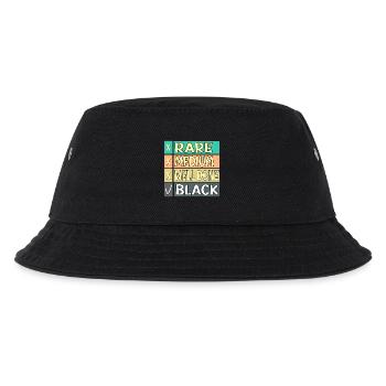 MEAT STEAK DONENESS FUNNY BBQ GRILL - Kids’ Bucket Hat - black - Front