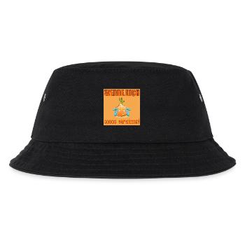 ABSCHIEDSGESCHENKE TRAURIGE ORANGE COMIC VERMISSEN - Kinder Bucket Hat - Schwarz - Vorne