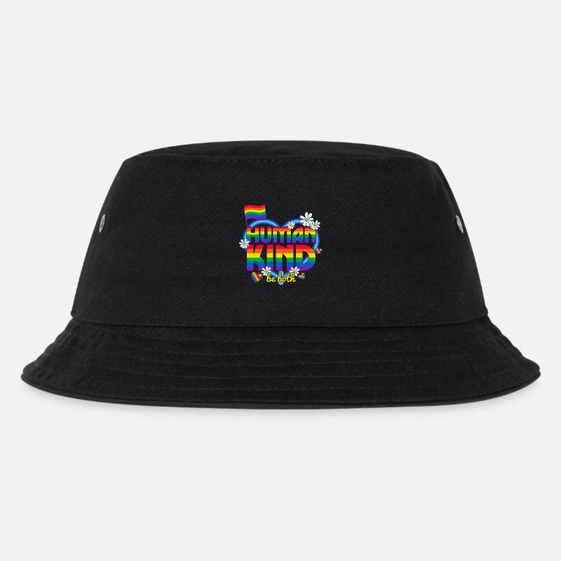 LGBT, schwul, lesbisch, stolz - Kinder Bucket Hat - Schwarz