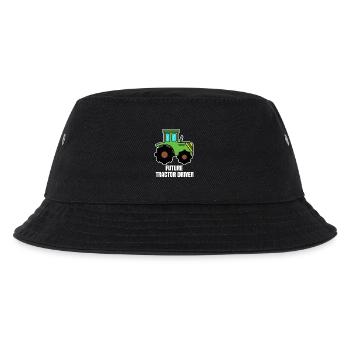 Fahrzeug Landmaschinen Statement Traktor Bauer - Kinder Bucket Hat - Schwarz - Vorne