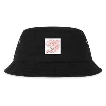 Fleurs de cerisier japonais - Bob Enfant - noir - Devant