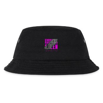 Kickboxen Königin - Kinder Bucket Hat - Schwarz - Vorne