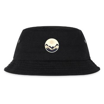 Berge bei Sonnenschein - Kinder Bucket Hat - Schwarz - Vorne