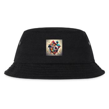 Geometry Type - Kids’ Bucket Hat - black - Front