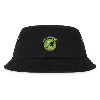 Waldfreunde Blatt Natur Naturschutz Waldschutz - Kinder Bucket Hat - Schwarz - Vorne