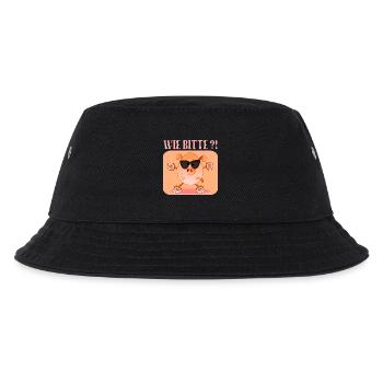 Sau Schweine Aufregung - Kinder Bucket Hat - Schwarz - Vorne