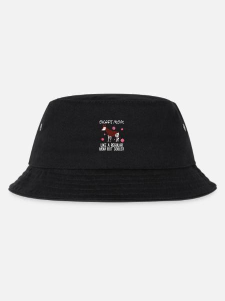 Okapi Wildnis Abenteuer - Kinder Bucket Hat - Schwarz