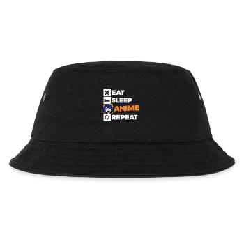 Comic Manga Anime Statement Animation Far East - Kids’ Bucket Hat - black - Front