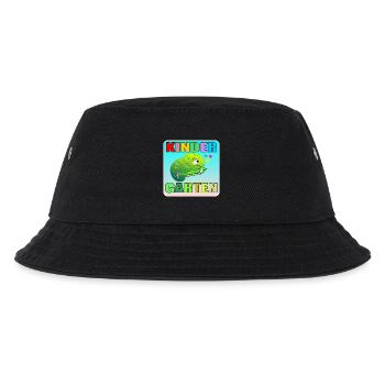 KINDERGARTEN KIND TIERE AMPHIBIE - Kinder Bucket Hat - Schwarz - Vorne