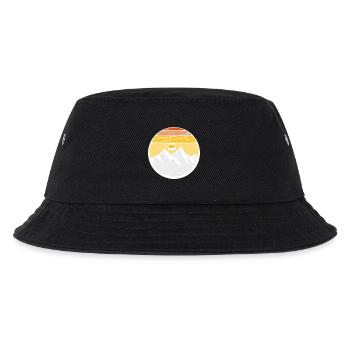 gondola lift mountains ski holiday cable car lift love - Kids’ Bucket Hat - black - Front