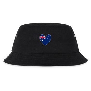 Australia heart - Kids’ Bucket Hat - black - Front