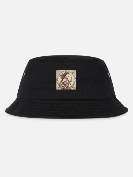 Zodiac Sagittarius - Kids’ Bucket Hat - black