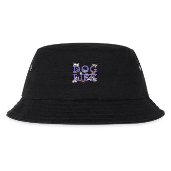 Hund Lieblingstier Welpe Haustiere Kuscheltier - Kinder Bucket Hat - Schwarz - Vorne