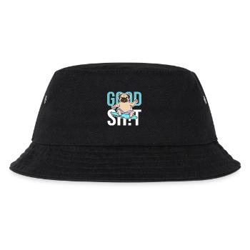 Hund Statement Haustiere Lieblingstier Kuscheltier - Kinder Bucket Hat - Schwarz - Vorne