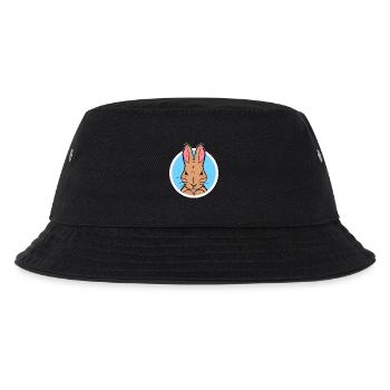 Lieblingstier Häschen Kuscheltier Haustiere Tiere - Kinder Bucket Hat - Schwarz - Vorne