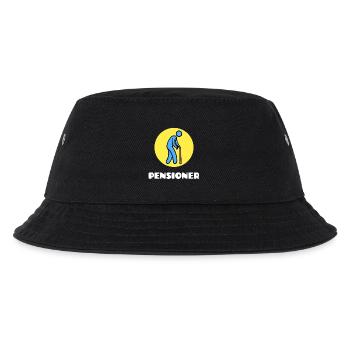 Pensionär Senior Statement Ruhestand Rentner - Kinder Bucket Hat - Schwarz - Vorne
