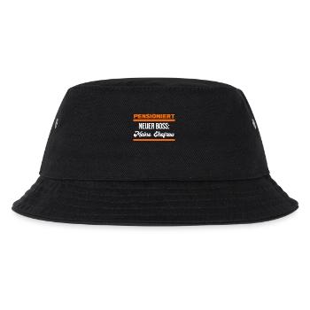 Ruhestand Statement Senior Pensionierung Rentner - Kinder Bucket Hat - Schwarz - Vorne