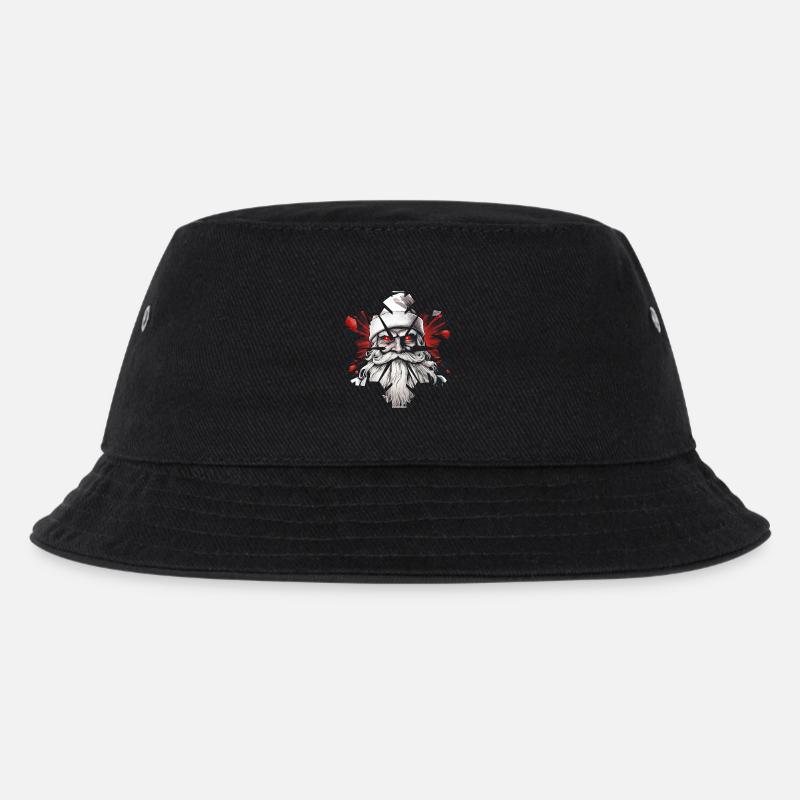 BAD SANTA - Kinder Bucket Hat - Schwarz