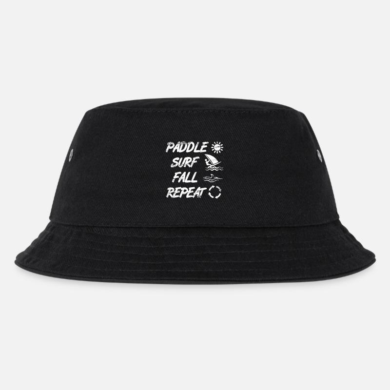 Windsurfer Spruch - Kinder Bucket Hat - Schwarz