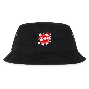 Christmas, Santa Claus, Happy Holidays - Kids’ Bucket Hat - black - Front