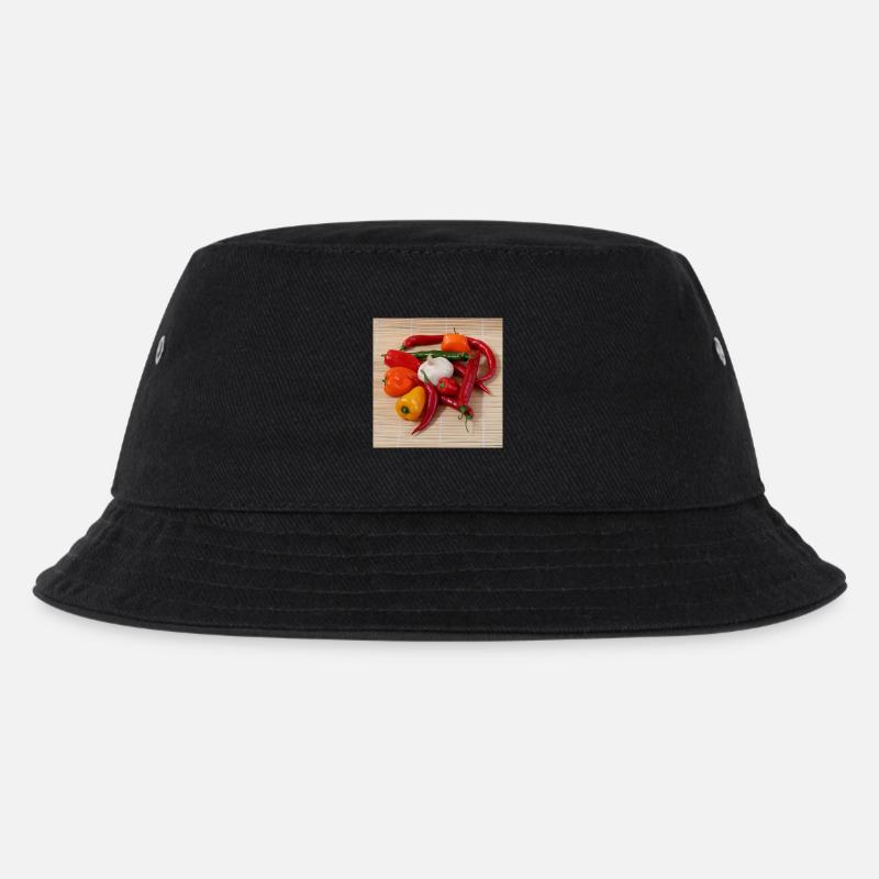 CHILI's Round - Kids’ Bucket Hat - black
