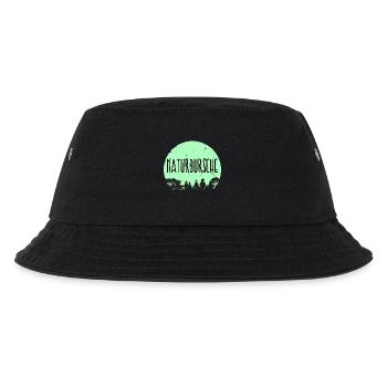 Natur Camping Chillen Wanderer Ferien Statement - Kinder Bucket Hat - Schwarz - Vorne