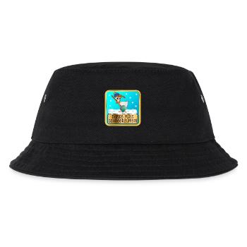DANKESCHÖN WINTERDIENST - SCHNEERÄUMEN HUHN - Kinder Bucket Hat - Schwarz - Vorne