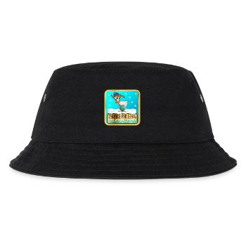 WINTERHUHN - DANKE FÜRS SCHNEEPFLÜGEN - Kinder Bucket Hat - Schwarz - Vorne