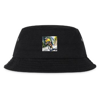 Jenseits des Pelotons - Kinder Bucket Hat - Schwarz - Vorne