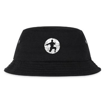 Karateka Skizze - Kinder Bucket Hat - Schwarz - Vorne