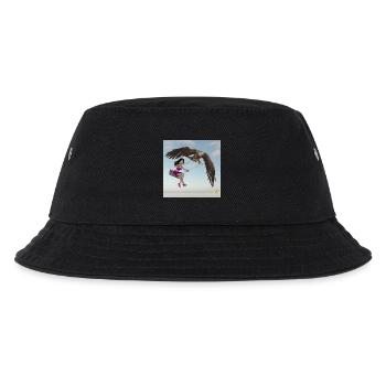 Swinging in the sky. - Kids’ Bucket Hat - black - Front