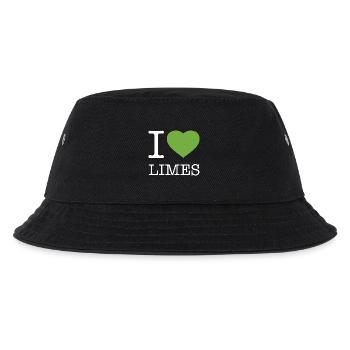 I LOVE LIMES - Kids’ Bucket Hat - black - Front