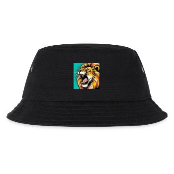 Lion Pop Art - Kids’ Bucket Hat - black - Front