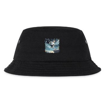 sporty boy comic - Kids’ Bucket Hat - black - Front