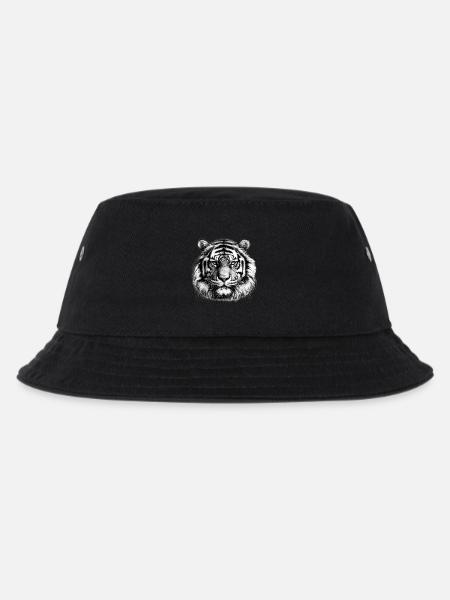 Tiger - Kinder Bucket Hat - Schwarz